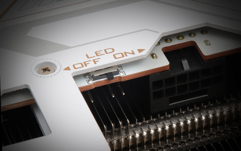 VGA LED On/Off Switch